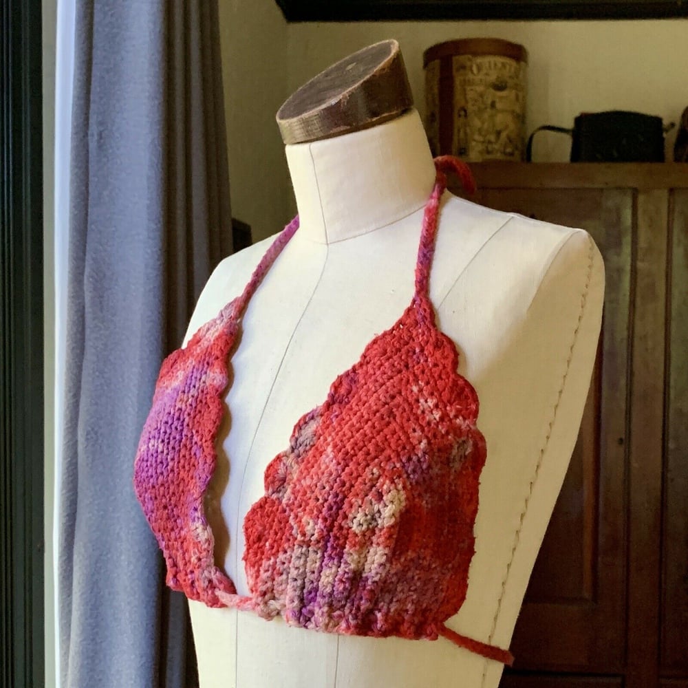 Hibiscus Crochet Top Small