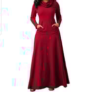 Image 1 of Cowl Neck Maxi