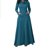 Image 3 of Cowl Neck Maxi