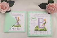 Image 3 of Personalised Tinkerbell Birthday Card, Any age/relationship