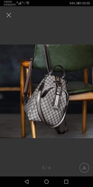 Image of S & S Leather Backpack Purse