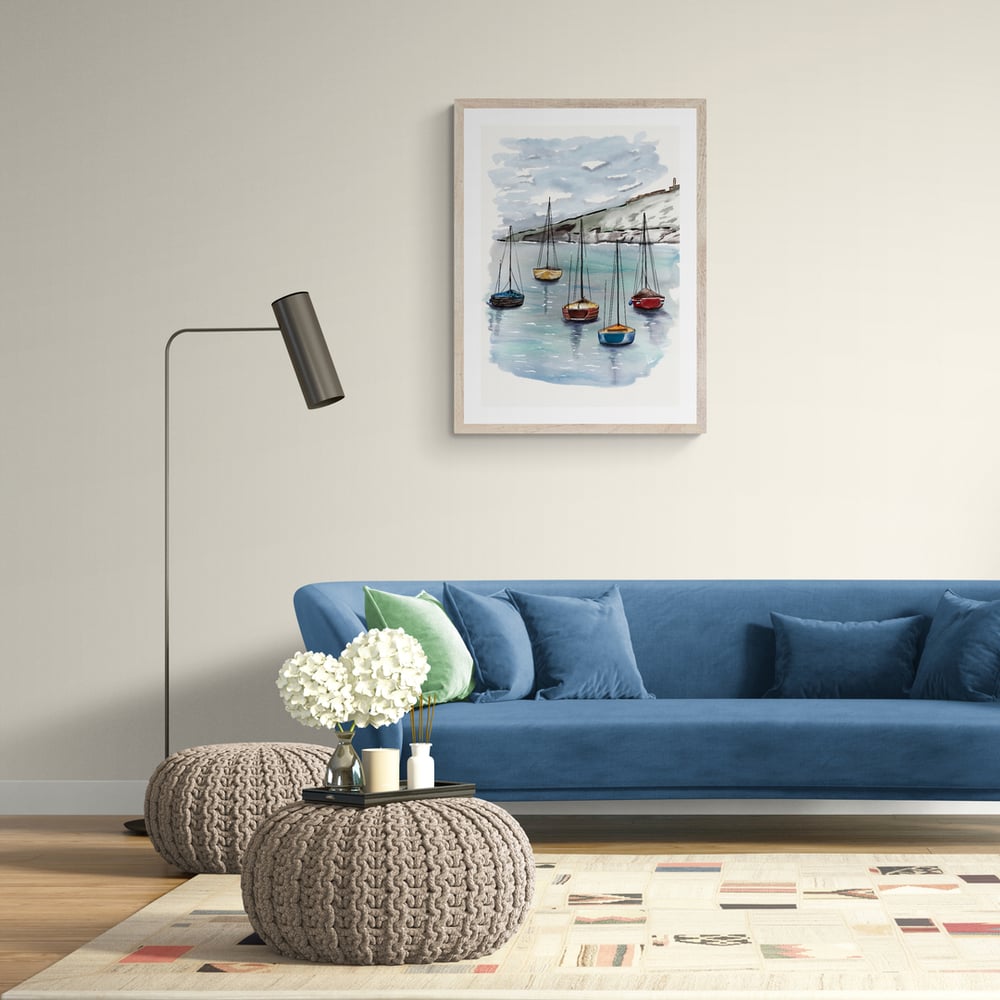 Relaxing Day on the Boat - Artwork - Limited Edition Prints