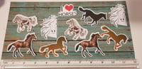 Image 5 of I love Horses Stickers (10 Pack)