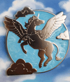 Alicorn/Pegasus Enamel Pin