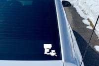 Image 2 of Louisiana | Gator Silhouette Vinyl Decal