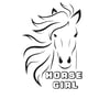 Horse Girl | Horse Silhouette Vinyl Decal