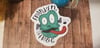 Spooky Kooky Franken Frog Sticker