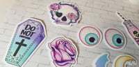 Image 3 of Creepy Cute Pastel Macabre Stickers (13 Pack)