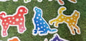 Celestial Starry Gradient Dog Silhouette Stickers (12 Pack)