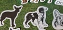 I Love Dogs Stickers (12 Pack)