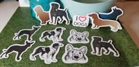 Image 2 of I Love Dogs Stickers (12 Pack)