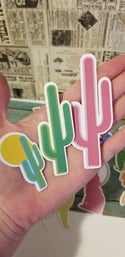 Desert Cactus and Creature Stickers