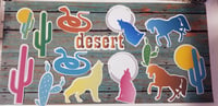 Image 1 of Desert Cactus and Creature Stickers