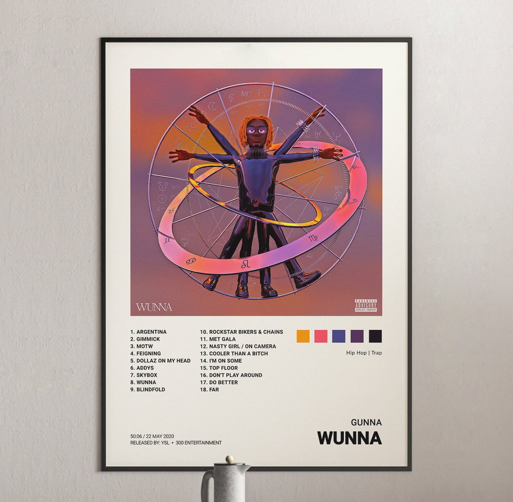 Gunna - Wunna Album Cover Poster