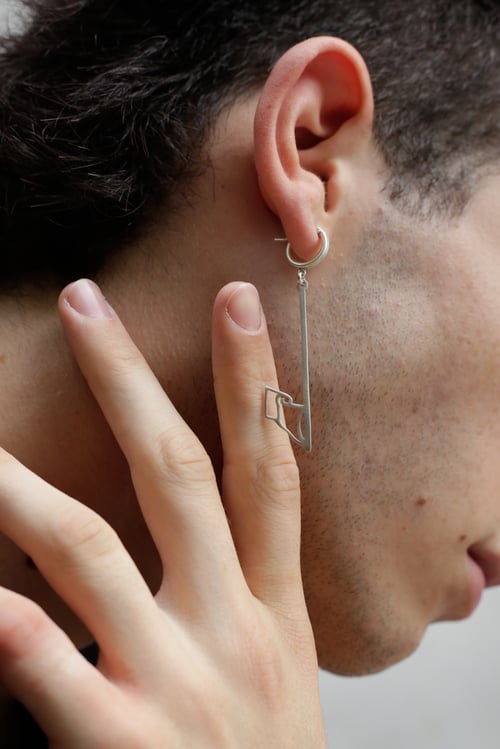 Image of 'UNLEARN' Earrings (pair)