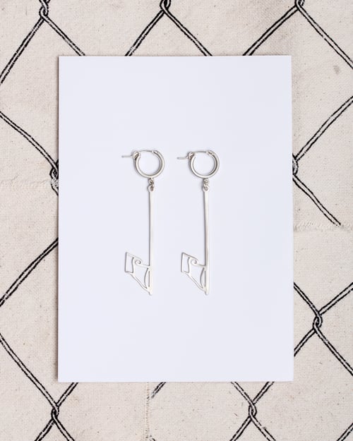 Image of 'UNLEARN' Earrings (pair)