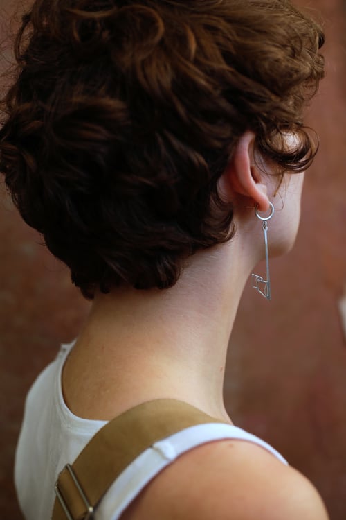 Image of 'UNLEARN' Earrings (pair)
