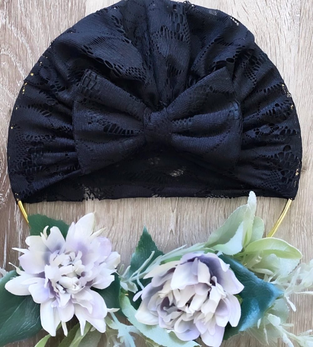 Image of Fiona Bowy Lace Turban