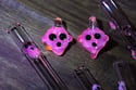 Ghost Necklace Pendants - UV Reactive Hot Pink