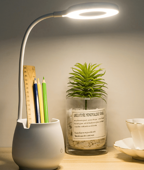 Image of  Flexible USB Touch Bedside Table Reading Light 3 Modes LED Dimmable Desk Lamp