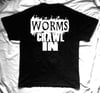 T-Shirt, Worms Crawl In logo