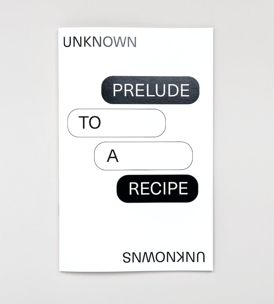 Image of Prelude to a Recipe