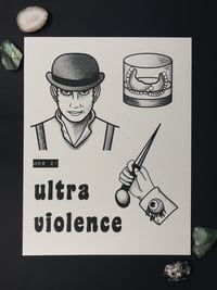 Image 1 of movie flash sheet: a clockwork orange