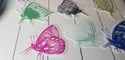 Multicolor Assorted Butterflies Stickers (12 Pack)