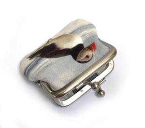 Image of Puffin, kisslock coin purse