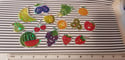 Happy Face Assorted Fruit Stickers (14 Pack)