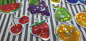 Happy Face Assorted Fruit Stickers (14 Pack)