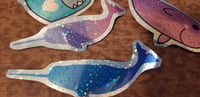 Image 5 of Kawaii Pastel Narwhal Stickers (5 Pack)