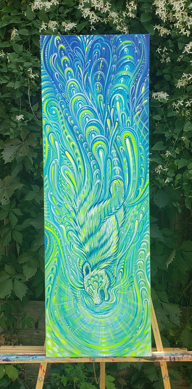 "Dive into Infinity" original painting Image 3