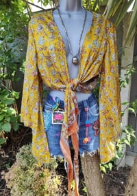 Image 3 of Stevie sari top-upto size 8-14