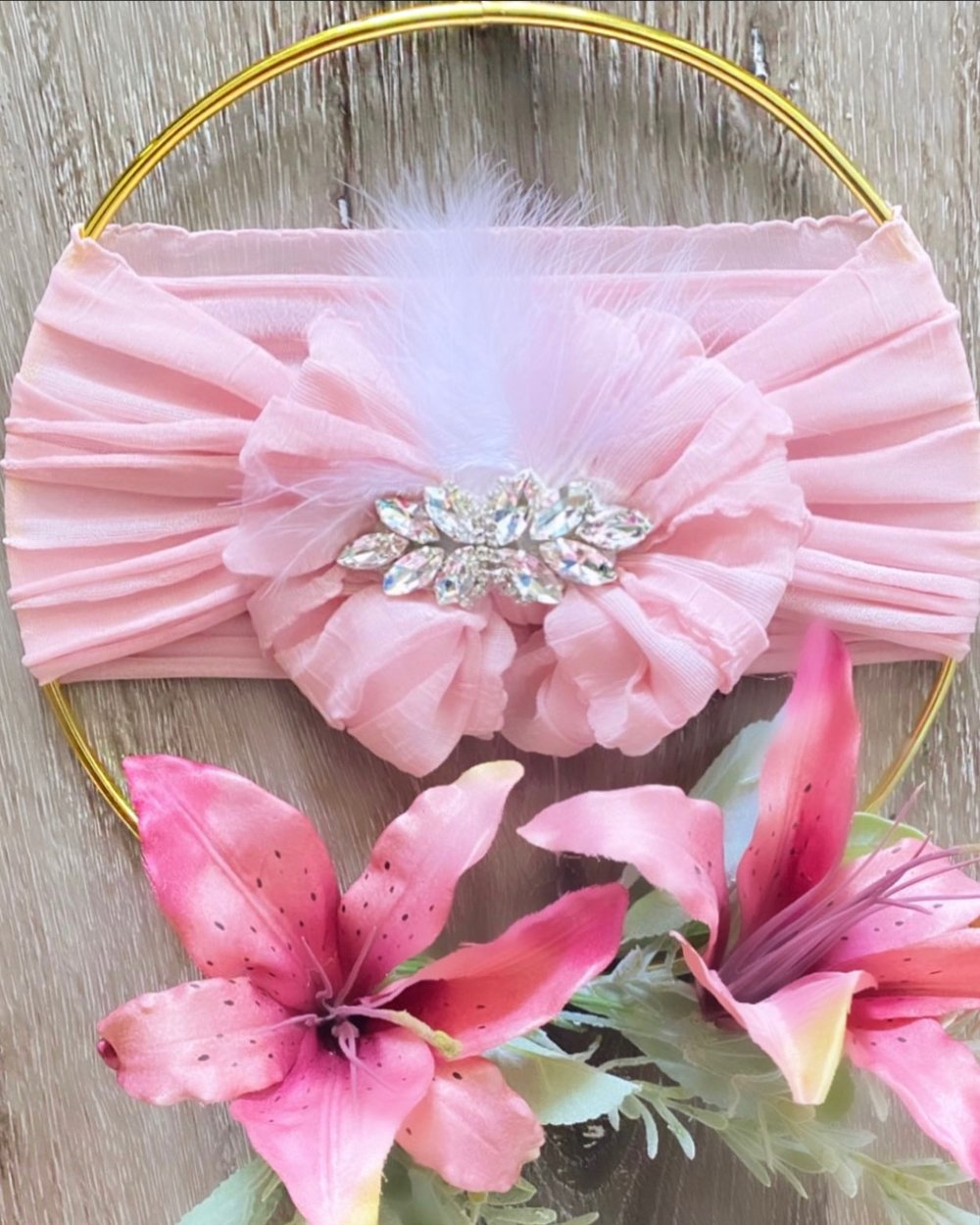 Image of Cami Ruffle Bling Bow 
