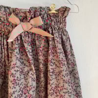 Image 2 of Market Skirt-khaki millefleurs corduroy