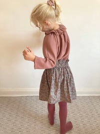 Image 3 of Market Skirt-khaki millefleurs corduroy