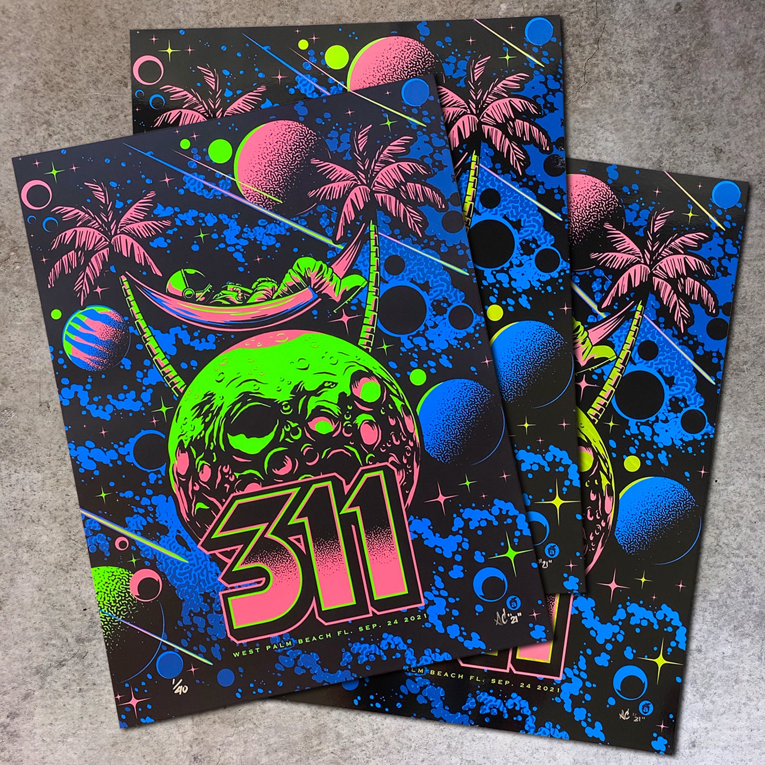 F4D Studios — 311 West Palm Beach 2021 Posters