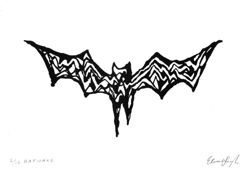 Image of Batwave Screenprint