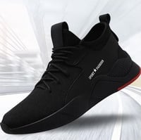 Low-To Lace Up Sneakers - Black