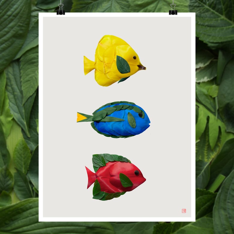 Image of Fine Art Prints - Primary Color Tangs