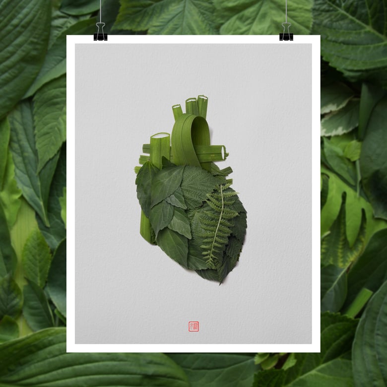 Image of Fine Art Print - Evergreen Heart