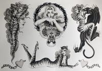 Image 1 of Roar - Original Flash Sheet