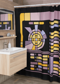 Image 2 of Star Trek Lcars, Shower Curtain