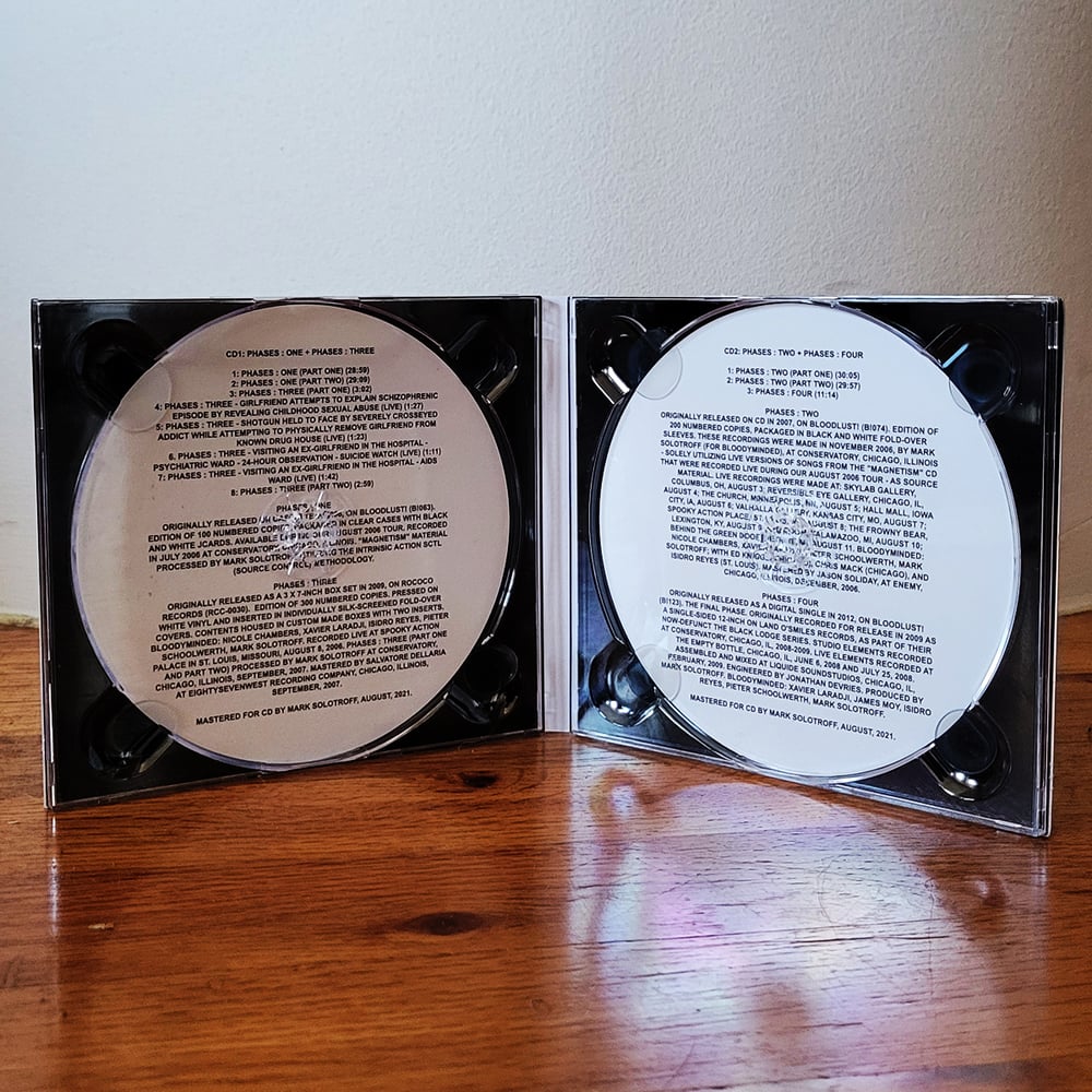 BLOODYMINDED "PHASES" 2CD set