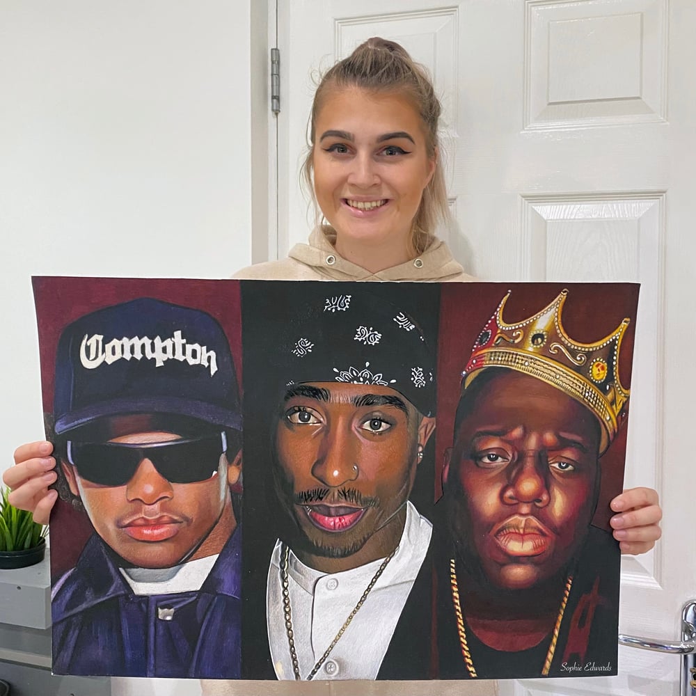 Image of Eazy E, Tupac & Biggie Smalls