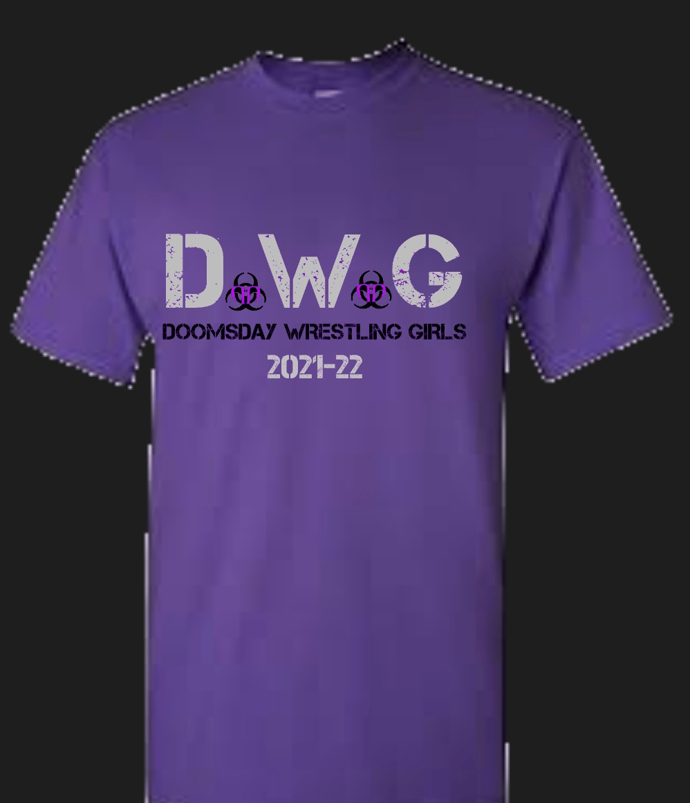 Image of 2021-22 DWG Wrestling Season Tee Shirts/Hoodies