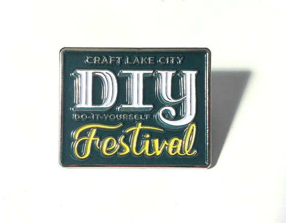 Image of Craft Lake City DIY Festival Enamel Pin