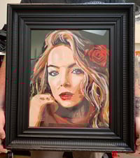 Image 2 of Jodie Comer - The look  - Original Painting 
