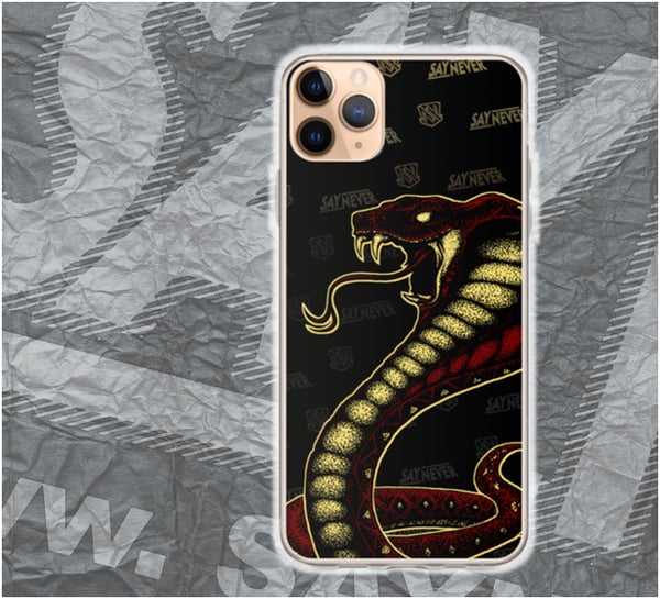 Image of SAY NEVER "COBRA" PHONE CASE - iPhone and Galaxy